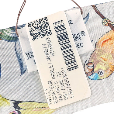 エルメス HERMES ツイリー グリペール×ジョーヌ×ヴェール シルク スカーフ 新品 未使用 【Equateur/赤道直下】