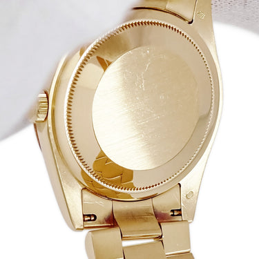腕時計 ロレックス ROLEX デイデイト 36 118238 自動巻き メンズ メーカーOH済 Y番 K18YG無垢 フルーテッドベゼル グリーン