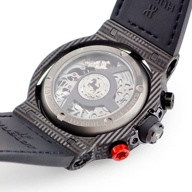 腕時計 ウブロ HUBLOT クラシック フュージョン フェラーリGT 3Dカーボン 526.QB.0124.VR 自動巻き メンズ OH済 クロノグラフ 限定