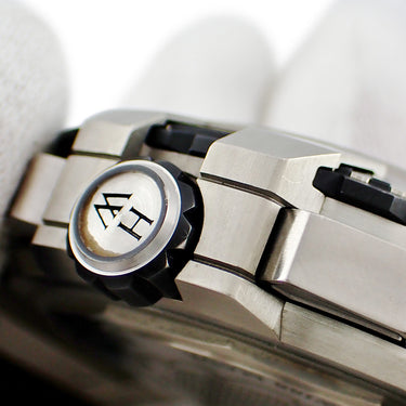 腕時計 ハリーウィンストン Harry Winston オーシャン スポーツ クロノグラフ 411/MCA44ZC.K2 OCSACH44ZZ002 自動巻き メンズ OH済 ザリウム