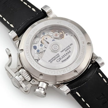 腕時計 グラハム GRAHAM クロノファイター ヴィンテージ ボルト リミテッド 2CVGS.B42A 自動巻き メンズ 未使用 クロノグラフ 限定