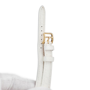 エルメス HERMES 純正 クロコバンド ホワイト クロコダイル ステンレススチール 腕時計パーツ 新品同様 替え スペア 交換 ベルト 本革 13mm ホワイト 白 SS 尾錠 バネ棒