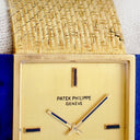 腕時計 パテックフィリップ PATEK PHILIPPE スクエア ヴィンテージ 3578/1J 手巻き メンズ メーカーOH済 K18YG無垢 純正ラピスラズリ