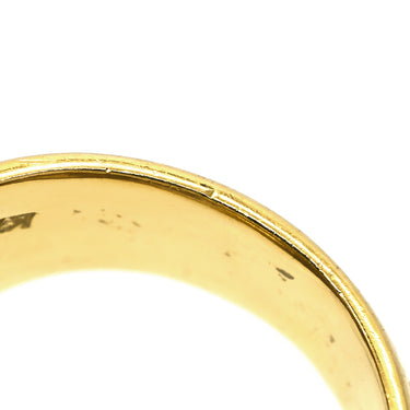 ノンブランド NON BRAND 白蝶パール 16mm ダイヤ ゴールドXイエローゴールド K18YG パール ダイヤモンド リング 指輪 大粒 真珠 1粒 18K 750 YG 13号