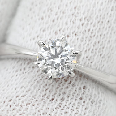 タサキ TASAKI ダイヤモンド 9109259 プラチナシルバー Pt950 ダイヤモンド リング 指輪 TASAKI プラチナ950 立爪 1石 1粒 9号