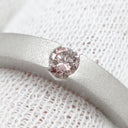 タサキ TASAKI ダイヤリング ピンク×プラチナシルバー Pt900 ダイヤモンド リング 指輪 TASAKI プラチナ900 ラウンドブリリアントカット マットシルバー 12号