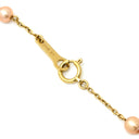 タサキ TASAKI パール ステーション 3カラー×イエローゴールド K18YG パール ブレスレット TASAKI Au750 18K 18金 真珠 ピンク グレー 白 3カラー