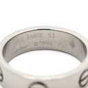 カルティエ Cartier LOVE ラブリング B4084700 ホワイトゴールド K18WG #53(JP13) リング 指輪 750 18K WG クラシックモデル 12.5号