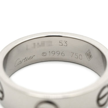 カルティエ Cartier LOVE ラブリング B4084700 ホワイトゴールド K18WG #53(JP13) リング 指輪 750 18K WG クラシックモデル 12.5号