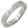 カルティエ Cartier ラニエール リング ホワイトゴールド K18WG #48(JP8) リング 指輪 750 WG 18金 18K 8号