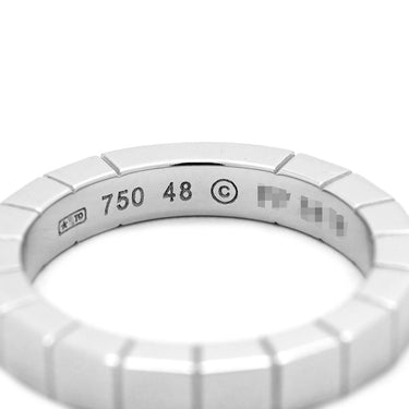 カルティエ Cartier ラニエール リング ホワイトゴールド K18WG #48(JP8) リング 指輪 750 WG 18金 18K 8号
