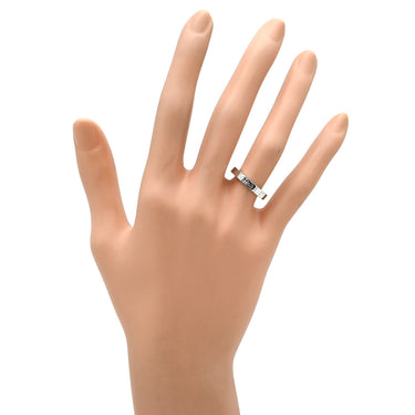 カルティエ Cartier ラニエール リング ホワイトゴールド K18WG #48(JP8) リング 指輪 750 WG 18金 18K 8号