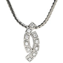 ポーラ POLA ダイヤ 0.50ct デザイン ペンダント プラチナシルバー Pt900 ダイヤモンド PT850(チェーン) ネックレス プラチナ 10石 10P
