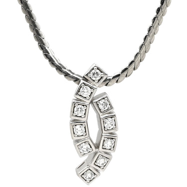 ポーラ POLA ダイヤ 0.50ct デザイン ペンダント プラチナシルバー Pt900 ダイヤモンド PT850(チェーン) ネックレス プラチナ 10石 10P