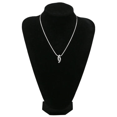 ポーラ POLA ダイヤ 0.50ct デザイン ペンダント プラチナシルバー Pt900 ダイヤモンド PT850(チェーン) ネックレス プラチナ 10石 10P