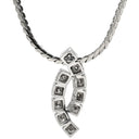 ポーラ POLA ダイヤ 0.50ct デザイン ペンダント プラチナシルバー Pt900 ダイヤモンド PT850(チェーン) ネックレス プラチナ 10石 10P