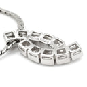 ポーラ POLA ダイヤ 0.50ct デザイン ペンダント プラチナシルバー Pt900 ダイヤモンド PT850(チェーン) ネックレス プラチナ 10石 10P