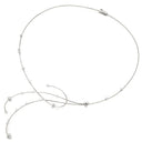 ダル ラーゴ Dal lago ダイヤモンド ワイヤーネックレス ホワイトゴールド K18WG ダイヤモンド ネックレス 18K 750 18金 ダイヤ