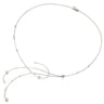 ダル ラーゴ Dal lago ダイヤモンド ワイヤーネックレス ホワイトゴールド K18WG ダイヤモンド ネックレス 18K 750 18金 ダイヤ