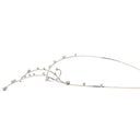 ダル ラーゴ Dal lago ダイヤモンド ワイヤーネックレス ホワイトゴールド K18WG ダイヤモンド ネックレス 18K 750 18金 ダイヤ