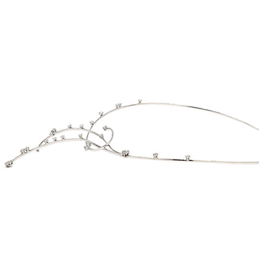ダル ラーゴ Dal lago ダイヤモンド ワイヤーネックレス ホワイトゴールド K18WG ダイヤモンド ネックレス 18K 750 18金 ダイヤ