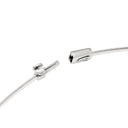 ダル ラーゴ Dal lago ダイヤモンド ワイヤーネックレス ホワイトゴールド K18WG ダイヤモンド ネックレス 18K 750 18金 ダイヤ