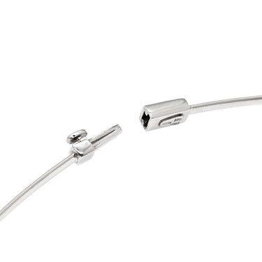 ダル ラーゴ Dal lago ダイヤモンド ワイヤーネックレス ホワイトゴールド K18WG ダイヤモンド ネックレス 18K 750 18金 ダイヤ
