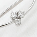 ダル ラーゴ Dal lago ダイヤモンド ワイヤーネックレス ホワイトゴールド K18WG ダイヤモンド ネックレス 18K 750 18金 ダイヤ