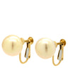 タサキ TASAKI パール 10.5mm ゴールド×イエローゴールド K18YG パール イヤリング Au750 18K 18金 YG 真珠 1P 1粒 ネジ式