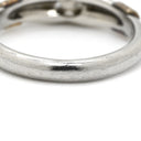 クリスチャン・ディオール Christian Dior ダイヤモンド 0.16ct 65030017 プラチナシルバー×イエローゴールド Pt900 K18YG ダイヤモンド リング 指輪 Au750 K18 YG Pt900 コンビ 一粒 1石 立爪 8号