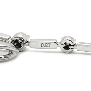 タサキ TASAKI ダイヤ デザインイヤリング ホワイトゴールド K18WG ダイヤモンド イヤリング Au750 18K 18金 ドロップ スウィング ネジ クリップ式