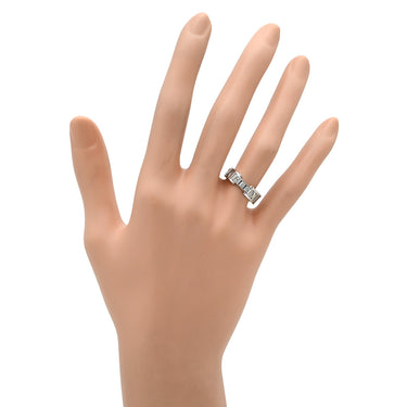 ティファニー Tiffany & Co アトラス 3Pダイヤ ホワイゴールド K18WG ダイヤモンド リング 指輪 T&Co. 18K 750 WG 3石 ダイヤモンド 10号