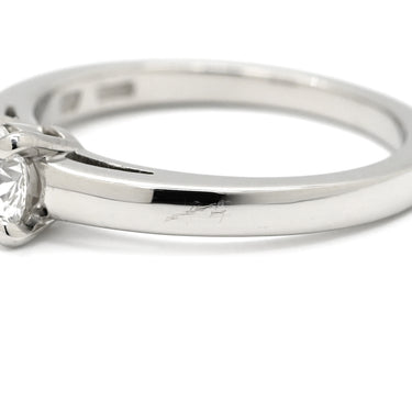 ブルガリ BVLGARI グリフ ダイヤリング プラチナシルバー Pt950 ダイヤモンド リング 指輪 プラチナ Pt950 立爪 1粒 1石 9号