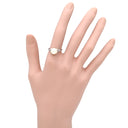 ミキモト MIKIMOTO パール ダイヤ デザインリング パールホワイト×ホワイトゴールド K14WG パール リング 指輪 TASAKI 真珠 1P 1粒 14K 14金 Au585 WG 11.5号