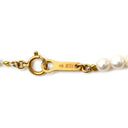 タサキ TASAKI パール 七宝 デザインネックレス ブルー×パールホワイト×イエローゴールド K18YG パール 七宝 ネックレス TASAKI 750 18K YG 真珠