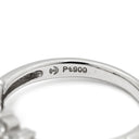 タサキ TASAKI パール ダイヤリング パールホワイト×プラチナシルバー Pt900 パール ダイヤモンド リング 指輪 TASAKI 真珠 1粒 プラチナ900 10号