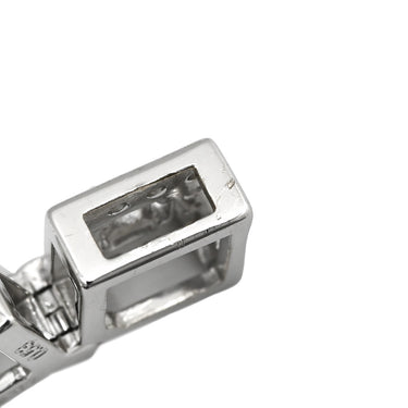 タサキ TASAKI ダイヤ 3連 ホワイトゴールド K18WG ダイヤモンド ペンダントトップ TASAKI Au750 18K WG ネックレストップ スクエア 2WAY