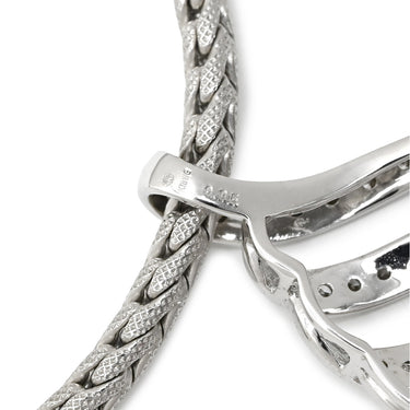 モニッケンダム MONNICKENDAM ダイヤ 0.95ct デザインペンダント ホワイトゴールド K18WG ダイヤモンド ネックレス 750WG 18金 リーフモチーフ