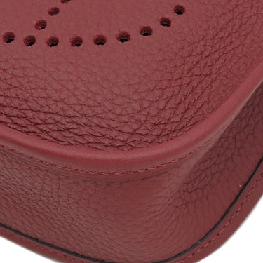 エルメス HERMES エヴリン TPM 16 ロング アマゾン ルージュアッシュ トリヨンクレマンス ショルダーバッグ シルバー金具 赤茶 2025年製