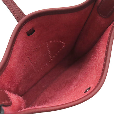 エルメス HERMES エヴリン TPM 16 ロング アマゾン ルージュアッシュ トリヨンクレマンス ショルダーバッグ シルバー金具 赤茶 2025年製