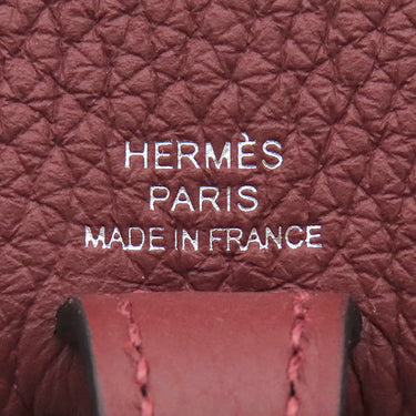 エルメス HERMES エヴリン TPM 16 ロング アマゾン ルージュアッシュ トリヨンクレマンス ショルダーバッグ シルバー金具 赤茶 2025年製