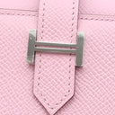 エルメス HERMES ベアン コンビネ モーヴシルベストル ヴォーエプソン 三つ折り財布 シルバー金具 新品 未使用 2025年製