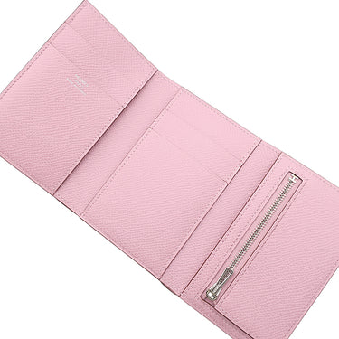 エルメス HERMES ベアン コンビネ モーヴシルベストル ヴォーエプソン 三つ折り財布 シルバー金具 新品 未使用 2025年製
