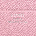 エルメス HERMES ベアン コンビネ モーヴシルベストル ヴォーエプソン 三つ折り財布 シルバー金具 新品 未使用 2025年製