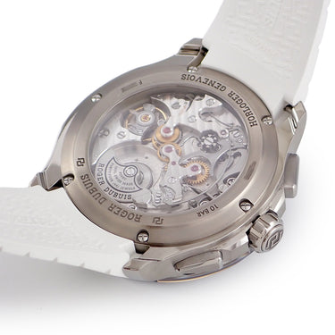 腕時計 ロジェデュブイ ROGER DUBUIS パルジョン マイクロローター クロノグラフ DBPU0004 自動巻き メンズ OH済 スモールセコンド