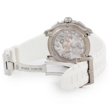 腕時計 ロジェデュブイ ROGER DUBUIS パルジョン マイクロローター クロノグラフ DBPU0004 自動巻き メンズ OH済 スモールセコンド