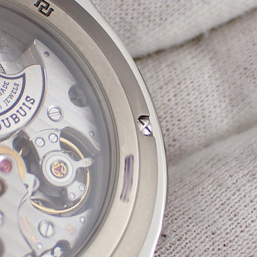 腕時計 ロジェデュブイ ROGER DUBUIS パルジョン マイクロローター クロノグラフ DBPU0004 自動巻き メンズ OH済 スモールセコンド