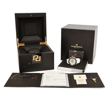 腕時計 ロジェデュブイ ROGER DUBUIS パルジョン マイクロローター クロノグラフ DBPU0004 自動巻き メンズ OH済 スモールセコンド