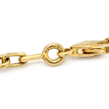 ヴァンクリーフアーペル Van Cleef & Arpels ヴィンテージアルハンブラ ブレスレット VCARA41800 パールホワイト×イエローゴールド K18YG マザーオブ パール ブレスレット 白 750 YG 5モチーフ