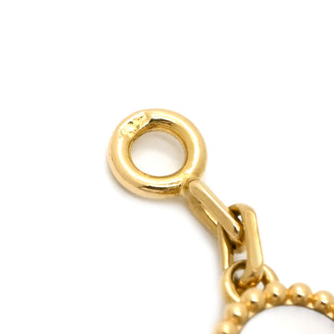 ヴァンクリーフアーペル Van Cleef & Arpels ヴィンテージアルハンブラ ブレスレット VCARA41800 パールホワイト×イエローゴールド K18YG マザーオブ パール ブレスレット 白 750 YG 5モチーフ